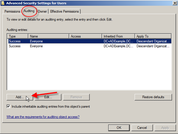 Server 2008: Auditing Active Directory - 14